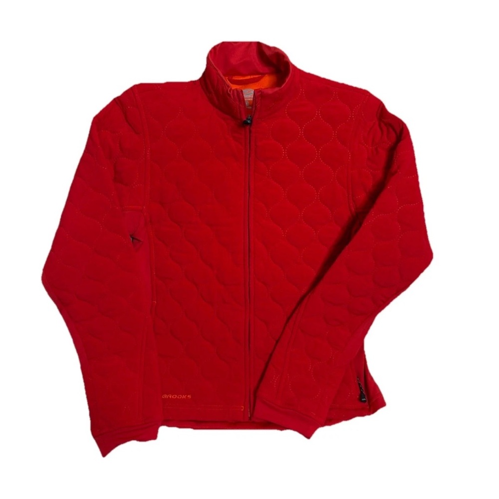Women’s Brooks Running Jacket Sz. Medium Orange/red
